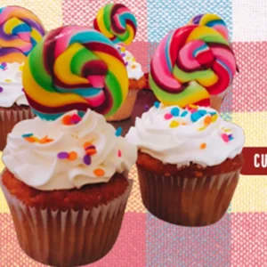 Cupcake de milho + Pirulito